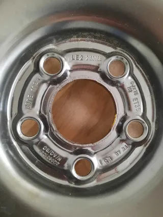 4 uds Llanta de Acero Original Volkswagen 16"