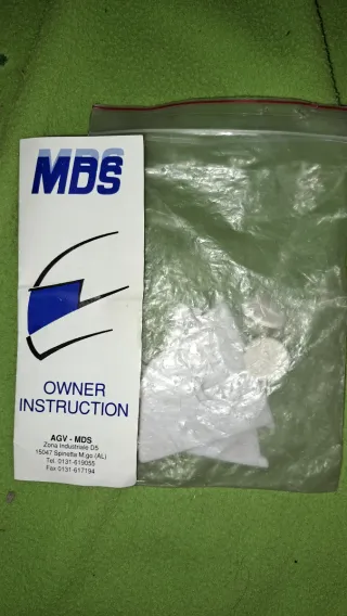 Istruzioni Casco MDS AGV ricambio meccanismo