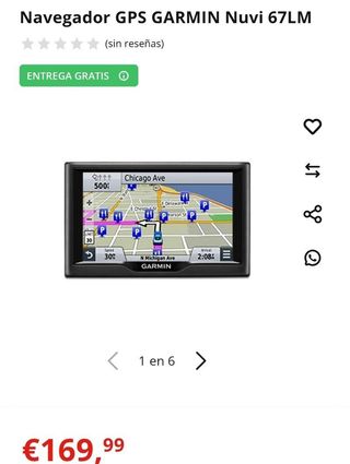 GPS Garmin Nuvi 67LM - Navegador