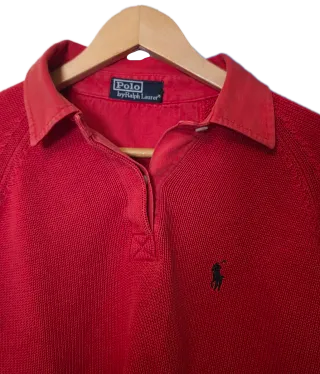 Polo Ralph Lauren Jersey Rojo Talla S