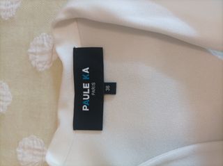 Blusa Paule Ka París Blanca sin mangas