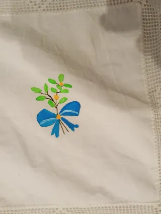 Colcha de verano y ganchillo artesanal