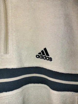 Sudadera Adidas Vintage Blanca