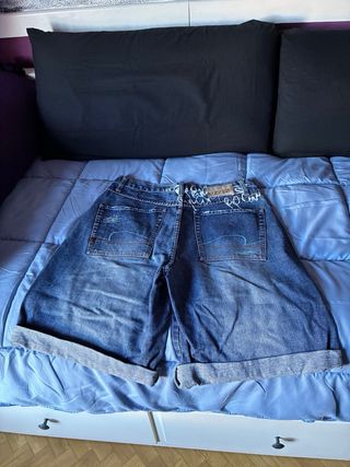 Lote 4 bermudas vaqueras hombre