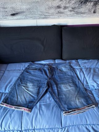 Lote 4 bermudas vaqueras hombre
