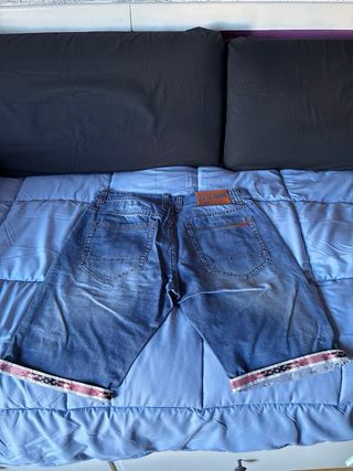 Lote 4 bermudas vaqueras hombre