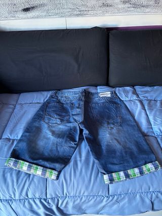 Lote 4 bermudas vaqueras hombre