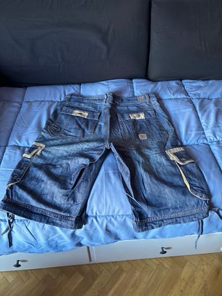 Lote 4 bermudas vaqueras hombre