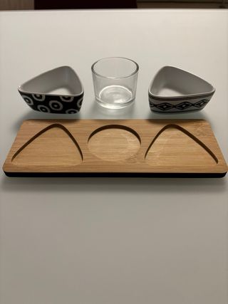 Set Aperitivo Ceramica e Vetro