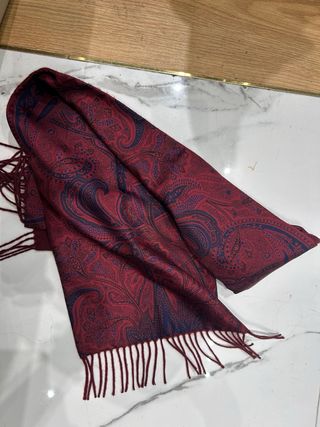 Bufanda Pashmina Estilo Burdeos