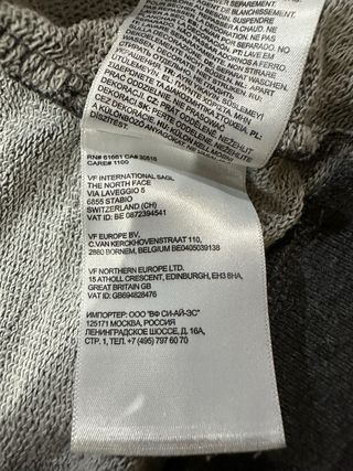 Sudadera The North Face Big Logo Bordado Gris