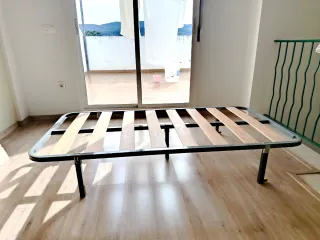 Somier 90x180 cm patas metálicas