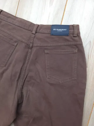 Pantalón Burberry Marrón/Verde oscuro Clásico