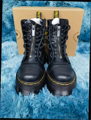 Botas Dr. Martens Negras Cremallera