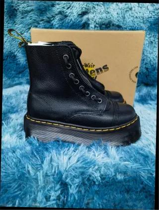 Botas Dr. Martens Negras Cremallera
