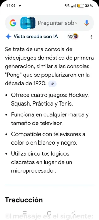 Consola de videojuegos Soundic TVG-SD