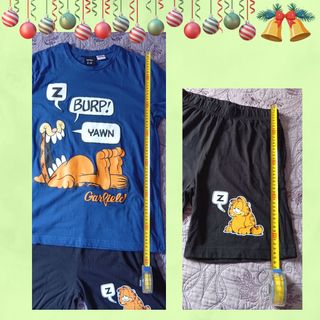 Pijama Garfield camiseta y pantalón corto