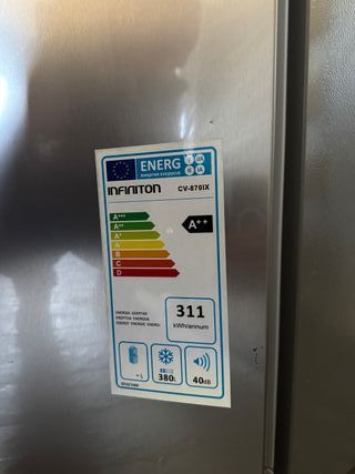 Congelador Vertical Infiniton CV-870IX - 380L