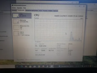 Portátil HP i5 Plata/Negro