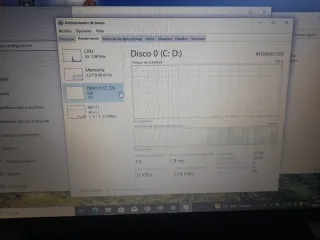 Portátil HP i5 Plata/Negro