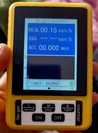 Detector de radiación Geiger