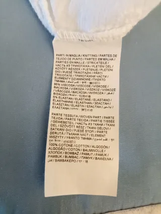 Canotta/Mini Abito Bianco Ricamato