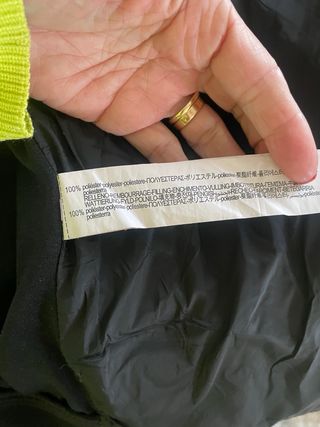 Chaqueta caballero acolchada delantera