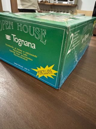 Set 2 Tazze e Piattini Tognana Porcellana