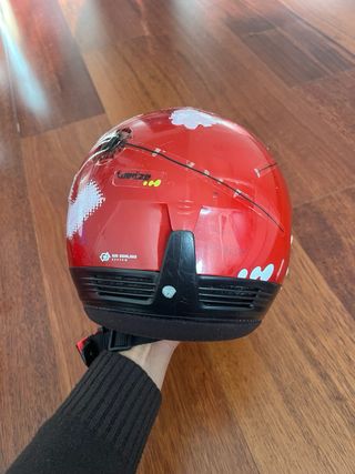 Casco de esquí Wed'ze rojo