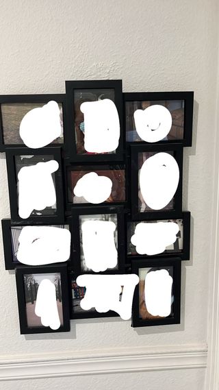 Marco fotos negros x2  Marco fotos blancos x2