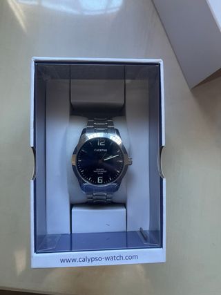 Reloj Calypso Azul y Plateado