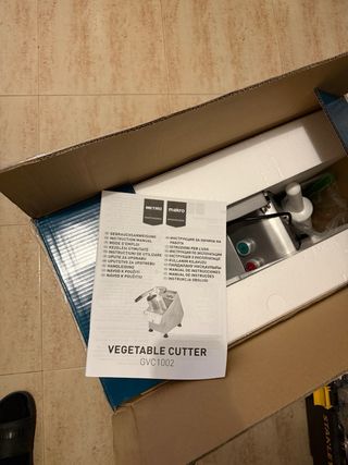 Rallador industrial queso y carne .