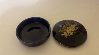 Cofanetto Limoges Blu con inserti dorati