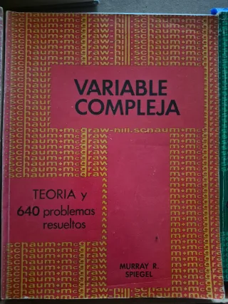 Libros matemáticas.