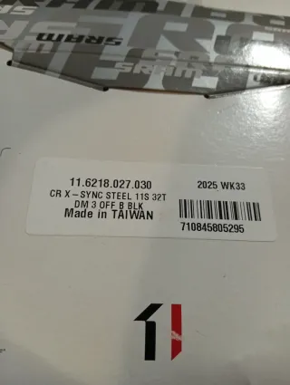 Corona MTB SRAM nuova a 3 viti 32t 11vel per ruota