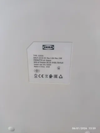 Purificador de aire Ikea