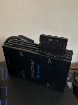 PS2 Negra + 4 Mandos + 4 Juegos + Multitap