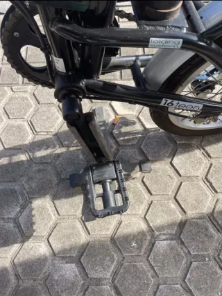 Bicicleta Plegable Negra