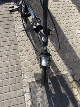 Bicicleta Plegable Negra