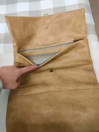 Bolso Slang Beige y Gris