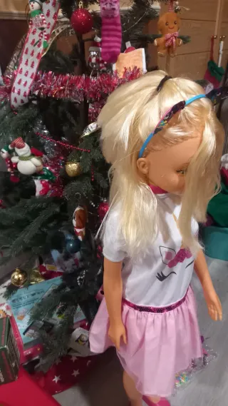 Muñeca Rosaura Unicornio Le crece y guarda el pelo