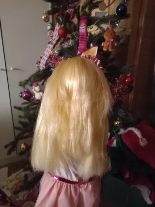Muñeca Rosaura Unicornio Le crece y guarda el pelo