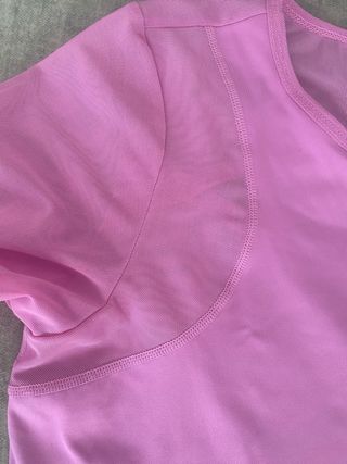 Camiseta deportiva TENTh rosa talla S