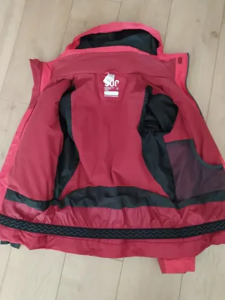 Chaqueta deportiva nieve rosa/rojo