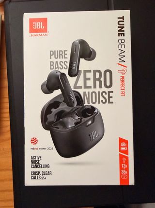 Auriculares JBL Tune Beam Negro Cancelación Ruido