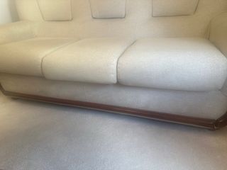 Sofá 3 plazas beige tela