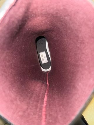 Stivali Chanel Gomma Neri mai usate