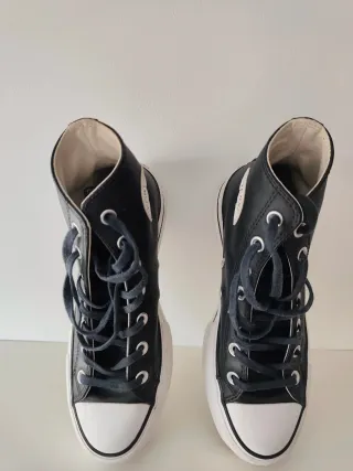 Zapatillas Converse plataforma negras talla 38