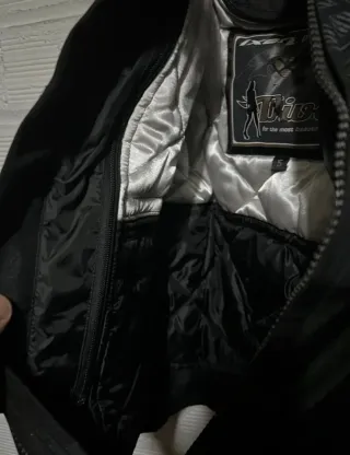 Chaqueta Moto Mujer Negra