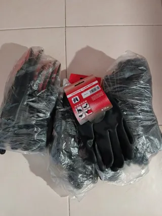Guantes de trabajo Ptacio PU/Nylon Negro
